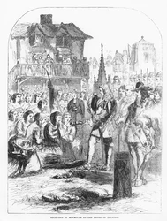 Empfang von Monmouth durch die Damen von Taunton